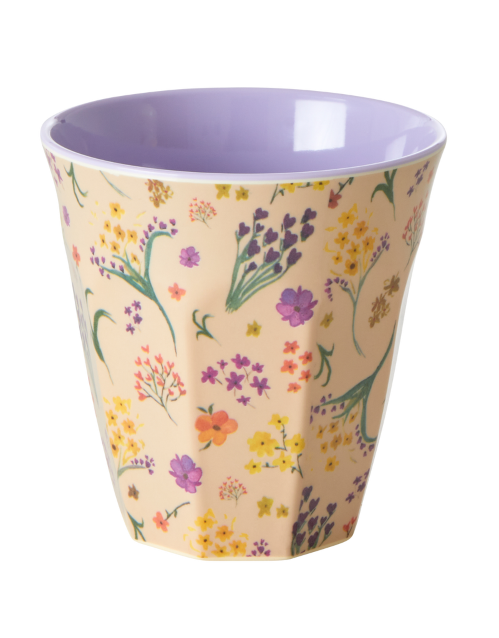 Rice Beker Melamine met Wilde Bloemen print - Rice