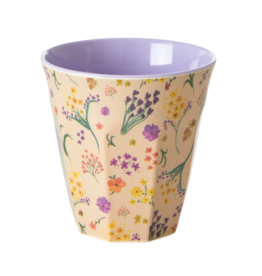 Rice Beker Melamine met Wilde Bloemen print - Rice