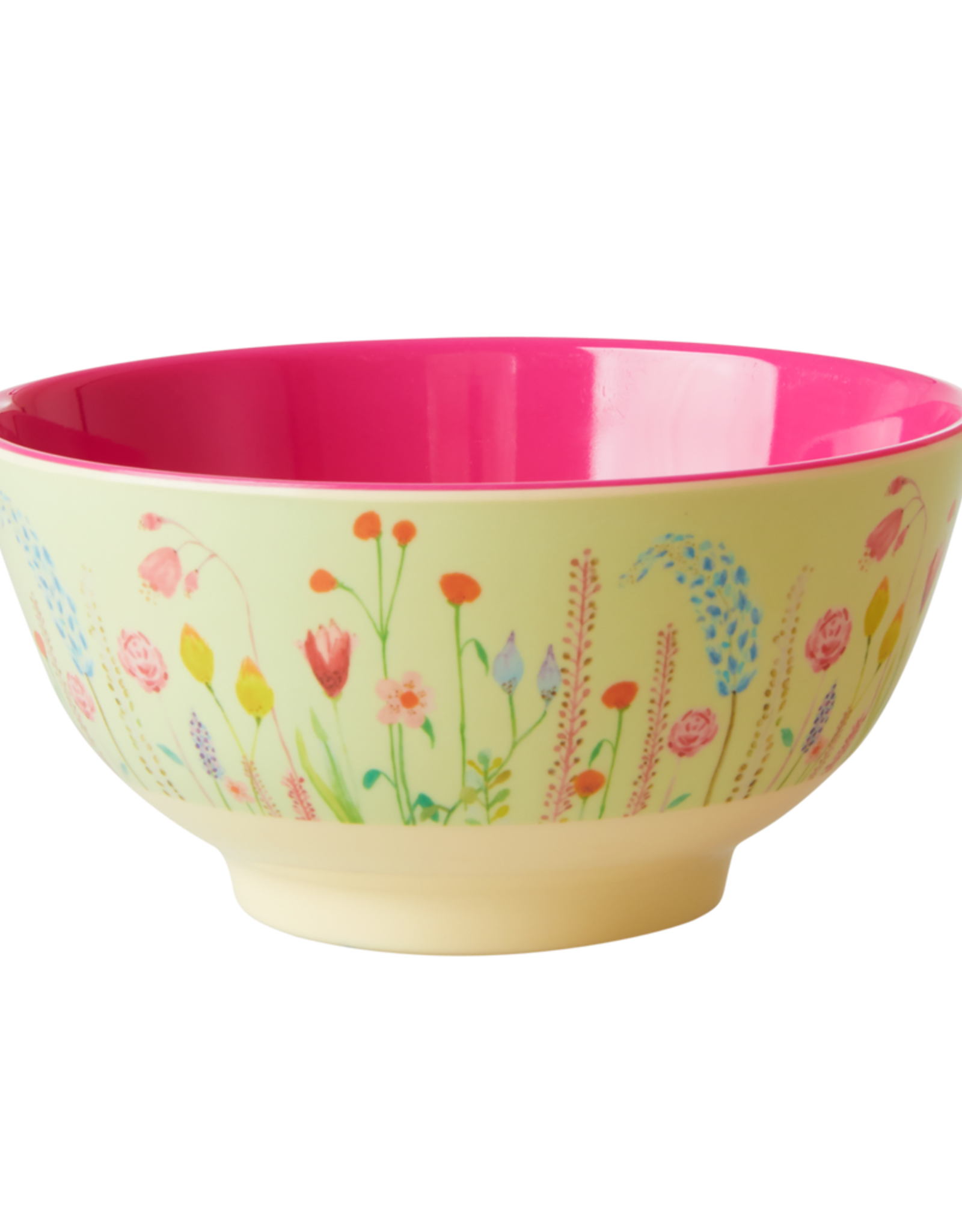 Rice Kom Melamine met Summer Flowers print - Rice