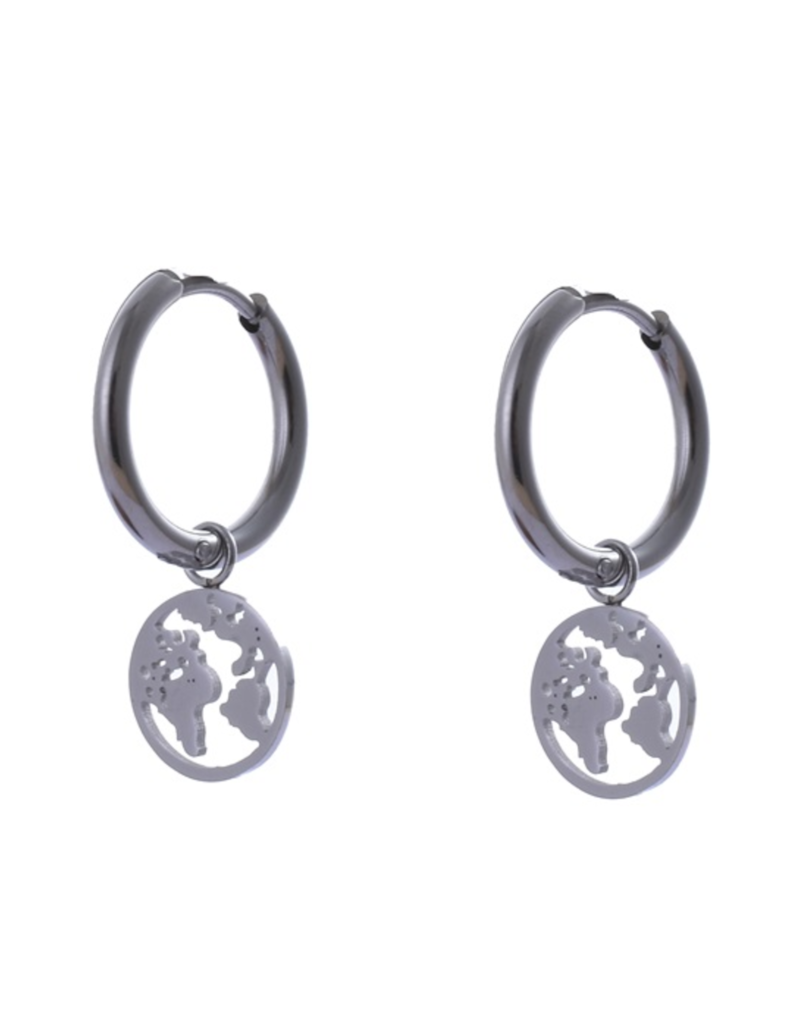 Day & Eve by Go Dutch Label Oorbellen (E0445-1) zilver - Day & Eve by Go Dutch Label