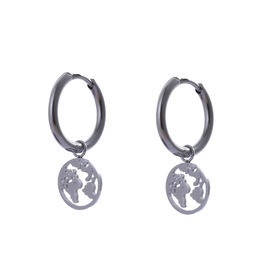 Day & Eve by Go Dutch Label Oorbellen (E0445-1) zilver - Day & Eve by Go Dutch Label