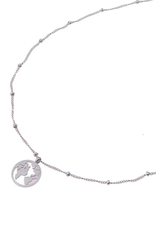 Ketting (N0445-1) zilver - Go Dutch Label.