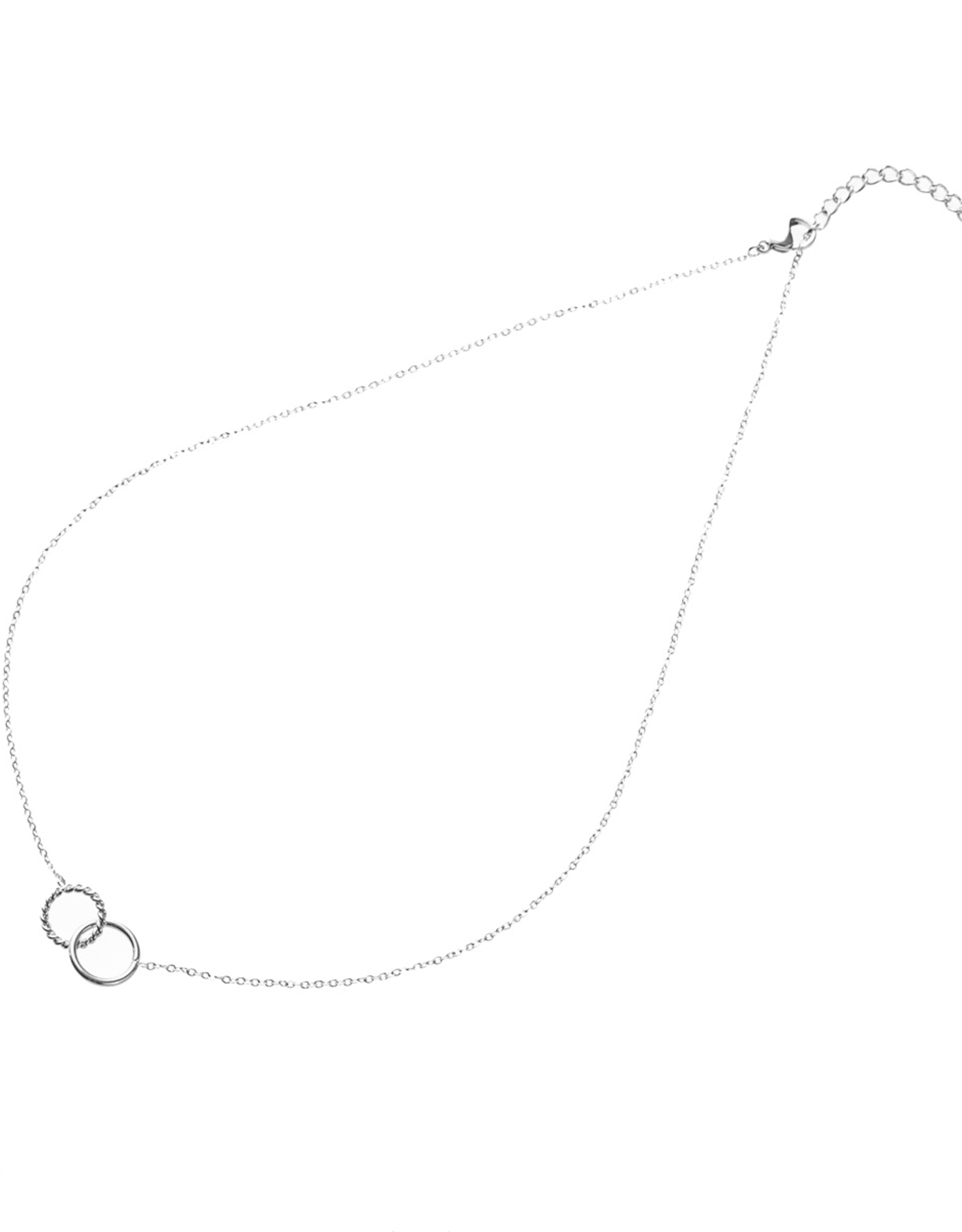 Ketting (N2742-1) zilver - Go Dutch Label.