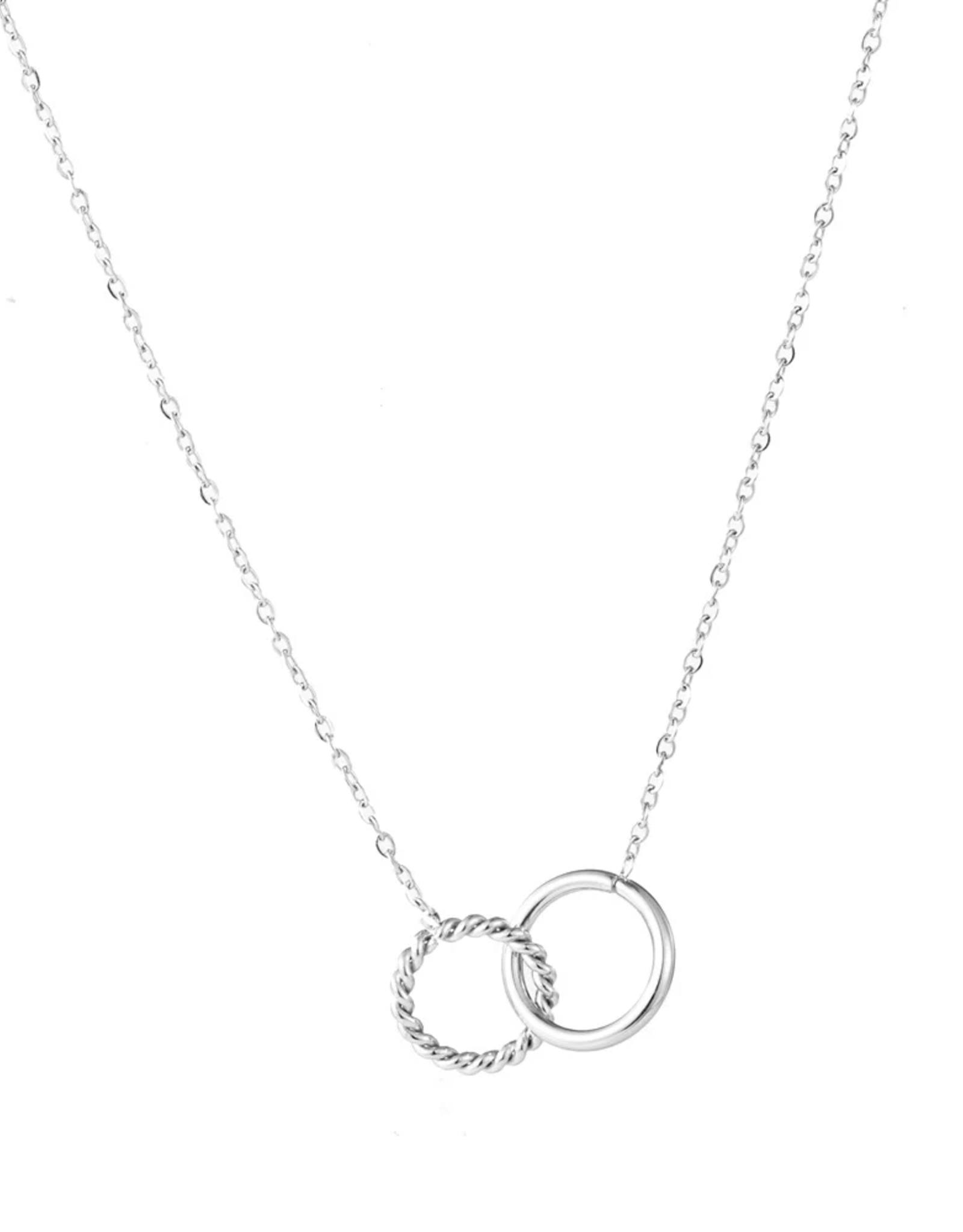 Ketting (N2742-1) zilver - Go Dutch Label.