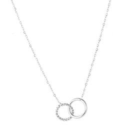 Ketting (N2742-1) zilver - Go Dutch Label.