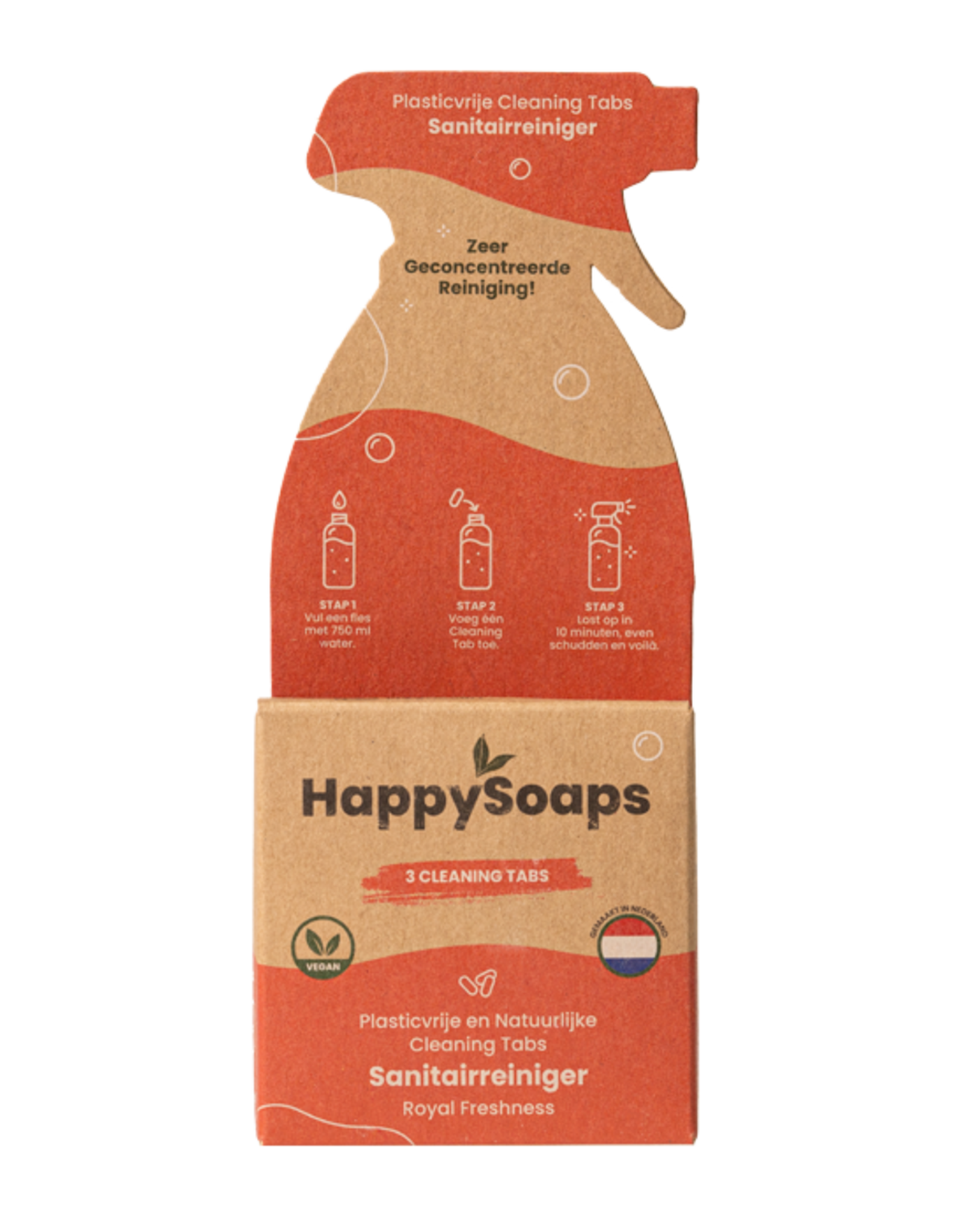 HappySoaps Cleaning Tabs - Sanitairreiniger - Royal Freshness - HappySoaps