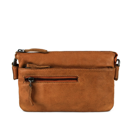 DSTRCT Schoudertas Harrington Road Leer Cognac - DSTRCT