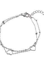 Day & Eve by Go Dutch Label Armband (B3203-1) zilver - Day & Eve by Go Dutch Label