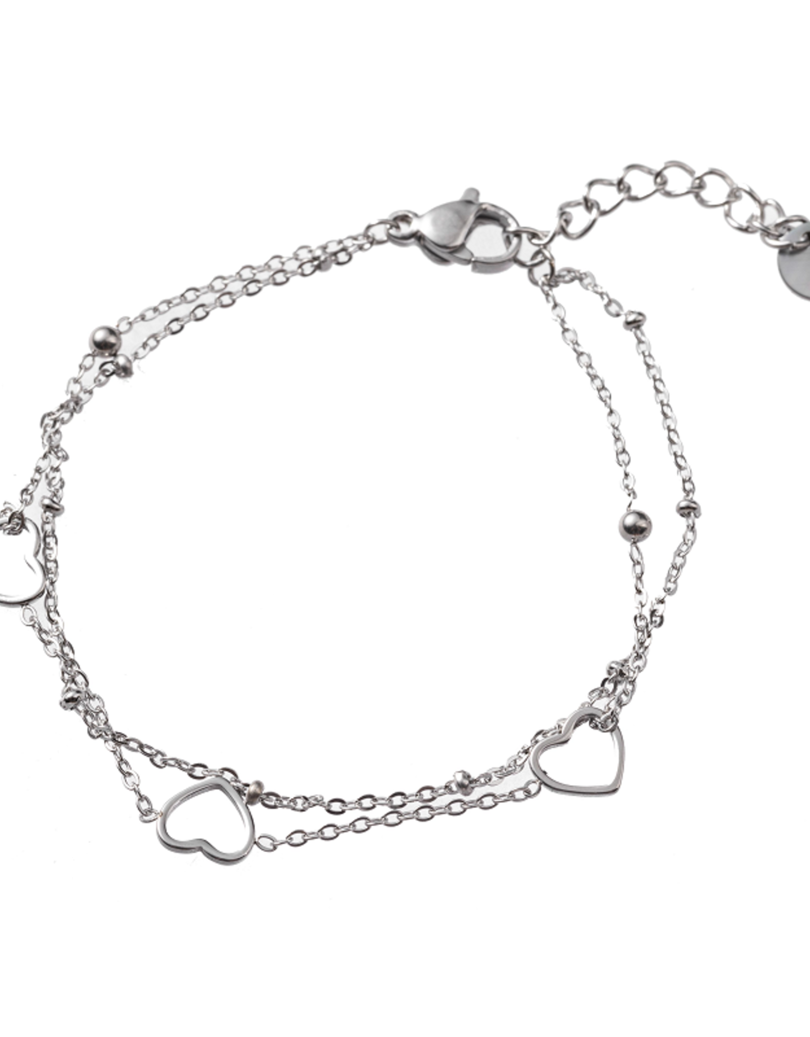 Day & Eve by Go Dutch Label Armband (B3203-1) zilver - Day & Eve by Go Dutch Label