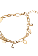 Go Dutch Label Armband (B3232-2) 14K goud - Go Dutch Label