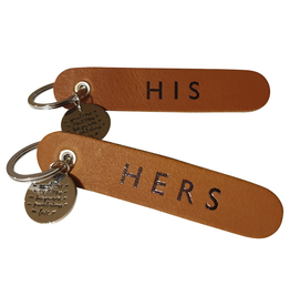 Set sleutelhangers - His en Hers