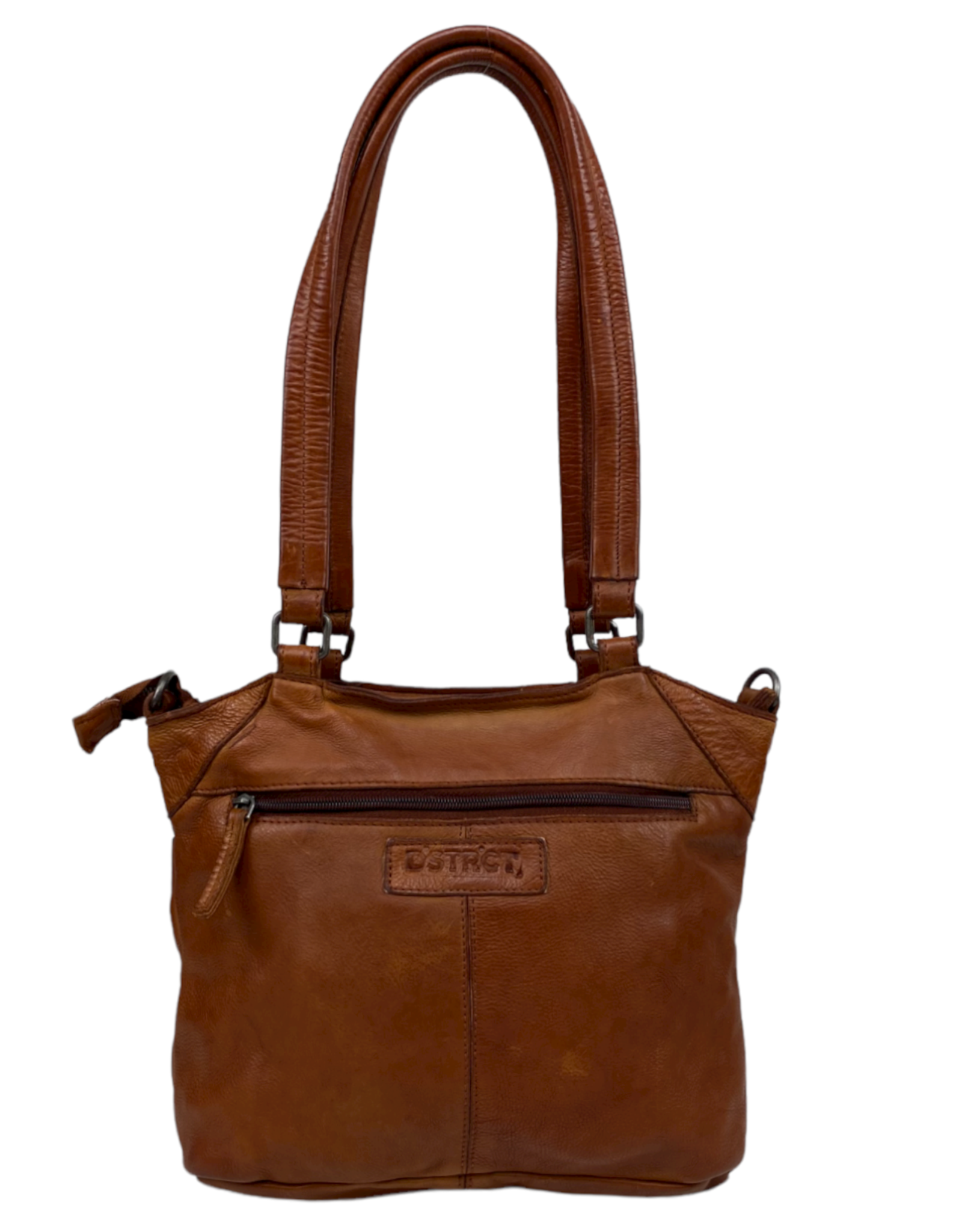 Handtas Road leer Cognac - DSTRCT - KunstZinnig Kado- en Woonwinkel