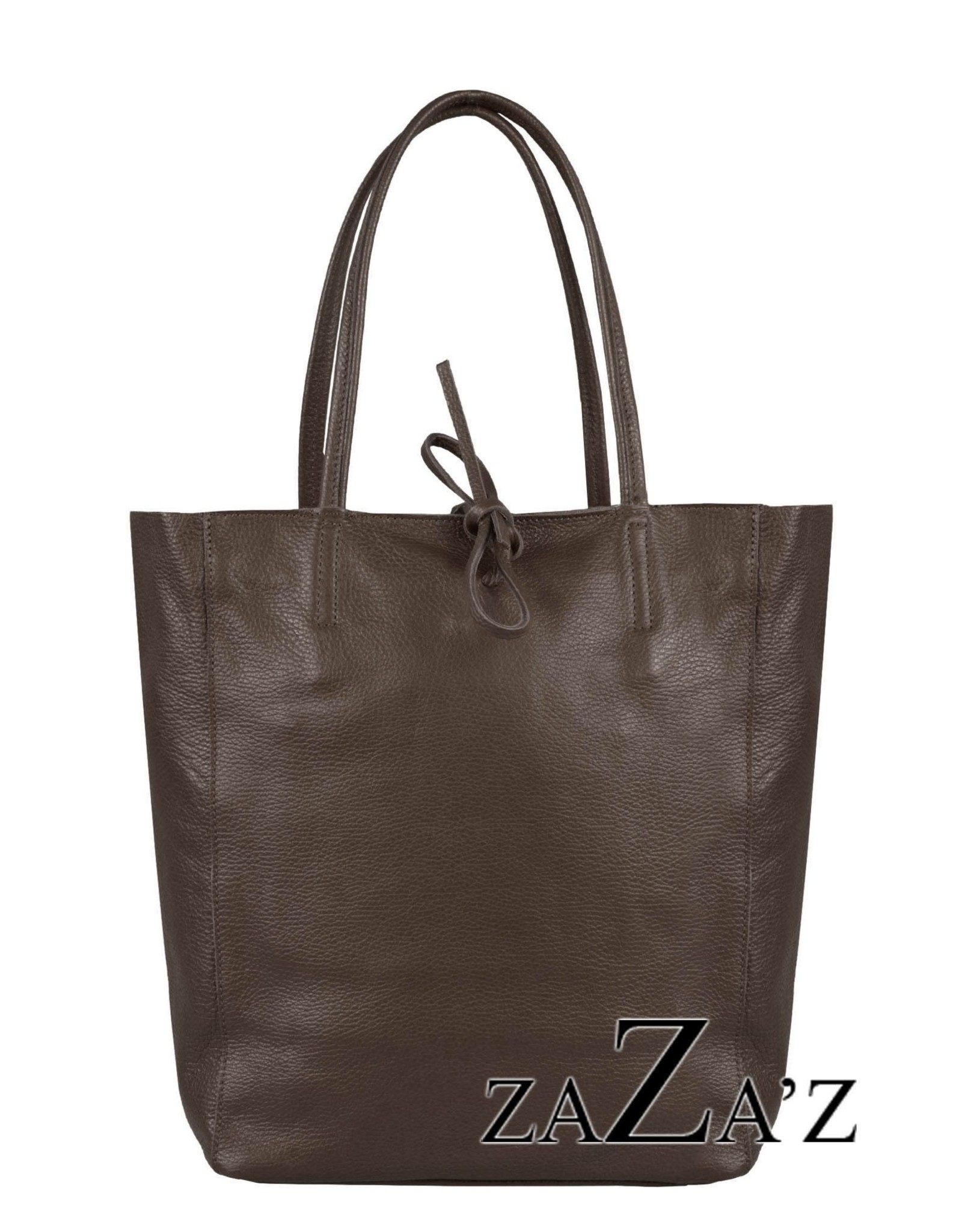 Leren Tas A4 Coffee - zaZa'z