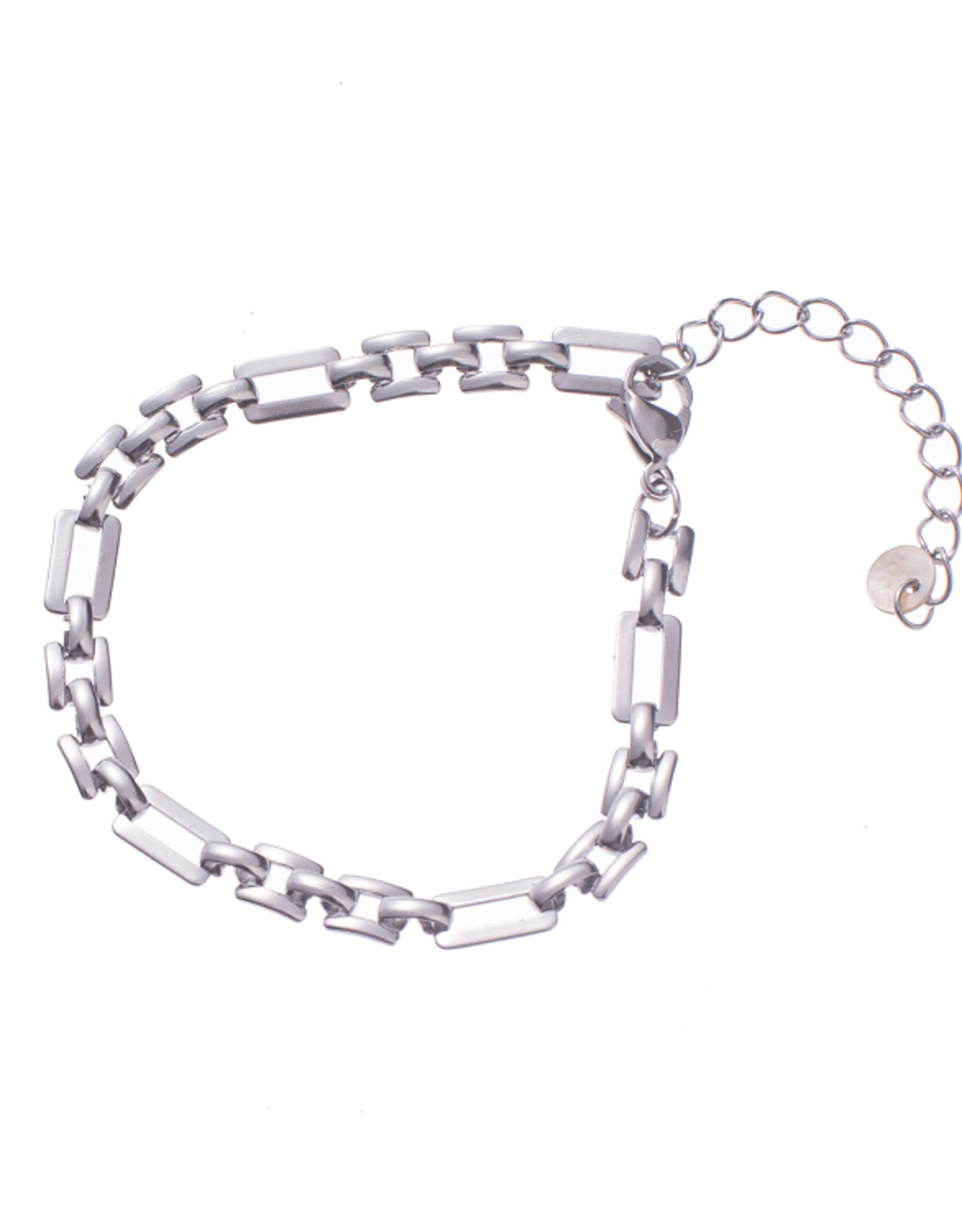 Go Dutch Label Armband (B3248-1) zilver - Go Dutch Label.