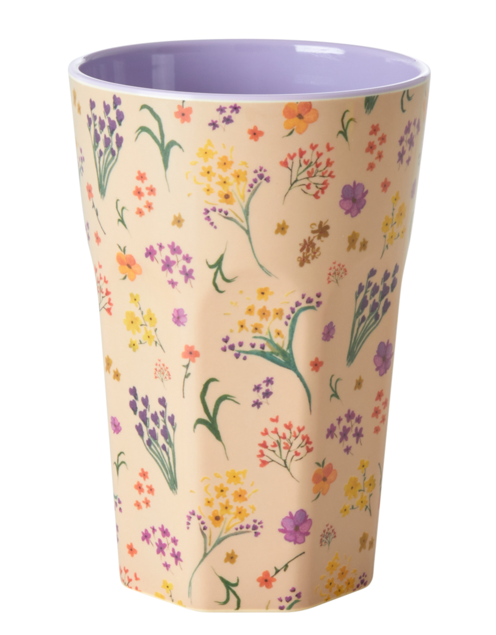 Rice Beker Groot Melamine met Wild Flower print - Rice