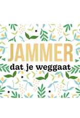 Jammer dat je weggaat - Wenskaart Daisy