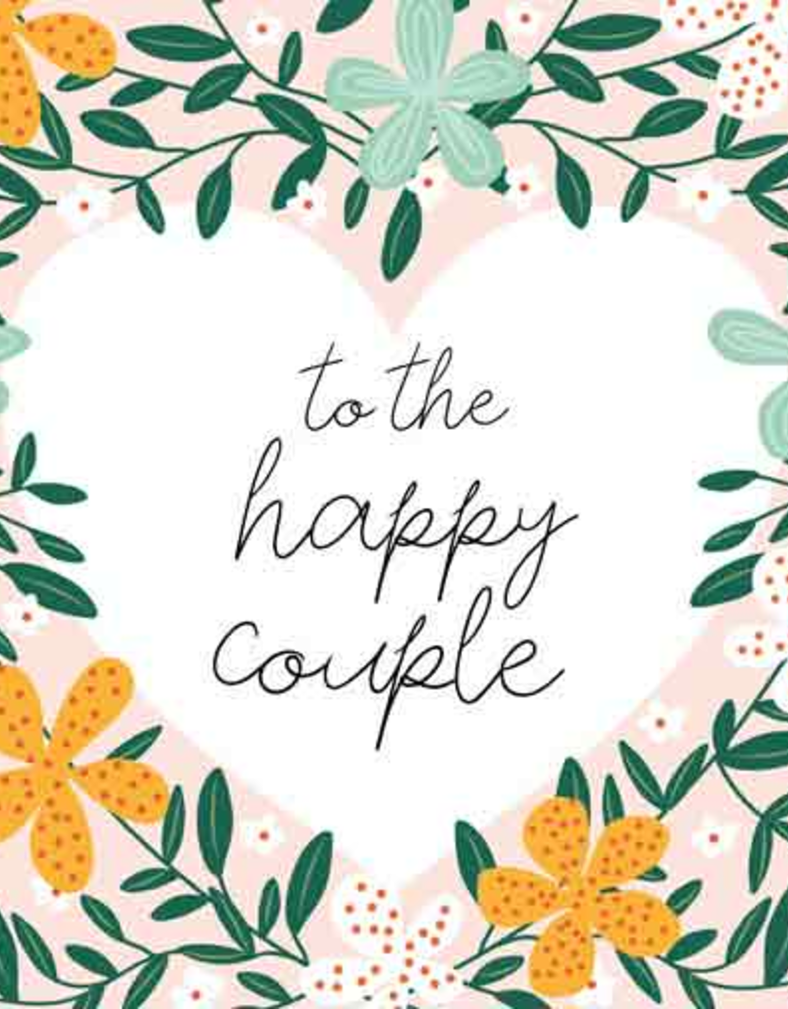 To the Happy Couple - Wenskaart Liefs