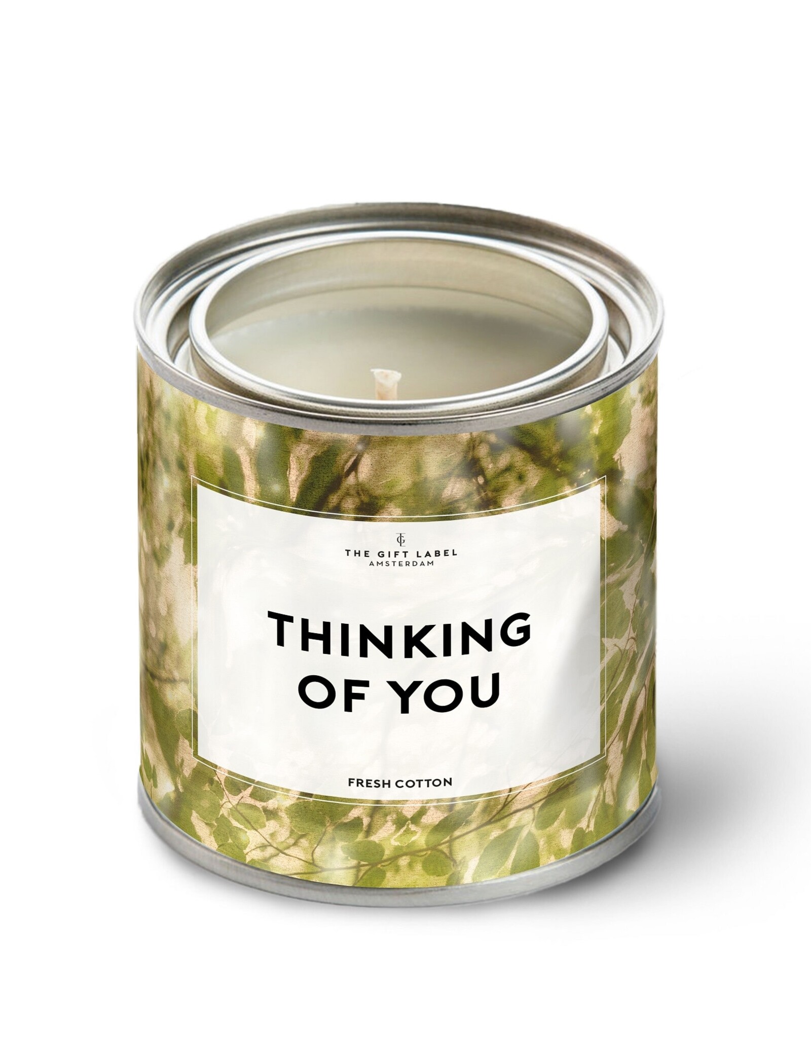 The Gift Label Geurkaars in Blik 310gr Thinking of You - The Gift Label