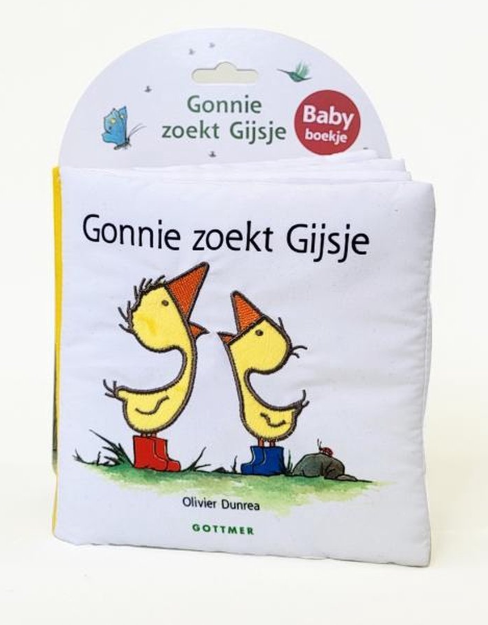 Gonnie zoekt Gijsje - Stoffen Babyboekje