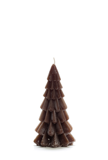 Rustik Lys Kerstboom Kaars 6,3x12cm Coffee - Rustik Lys