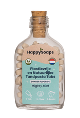 HappySoaps Tandpasta Tabs - Zonder Fluoride - Mighty Mint - HappySoaps