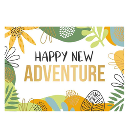 Happy New Adventure - Wenskaart Daisy