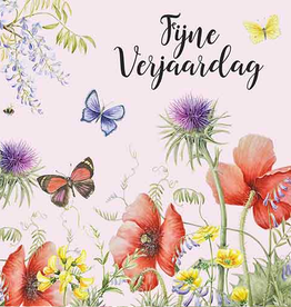Fijne Verjaardag - Wenskaart Janneke Brinkman