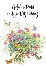 Wenskaart Gefeliciteerd met je verjaardag -  Janneke Brinkman