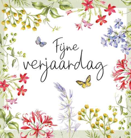 Fijne Verjaardag - Wenskaart Janneke Brinkman