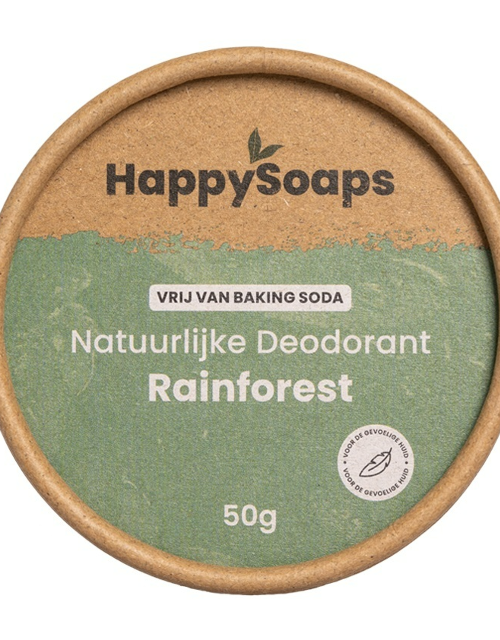 HappySoaps Deodorant Rainforest voor de gevoelige huid 45gr - HappySoaps