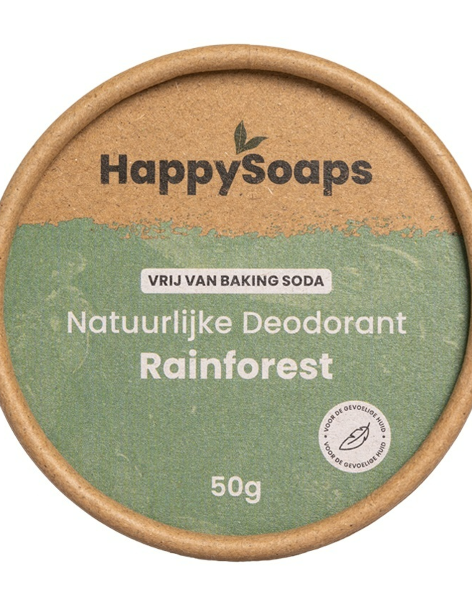 HappySoaps Deodorant Rainforest voor de gevoelige huid 50gr - HappySoaps