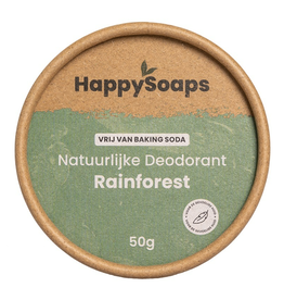 HappySoaps Deodorant Rainforest voor de gevoelige huid 50gr - HappySoaps