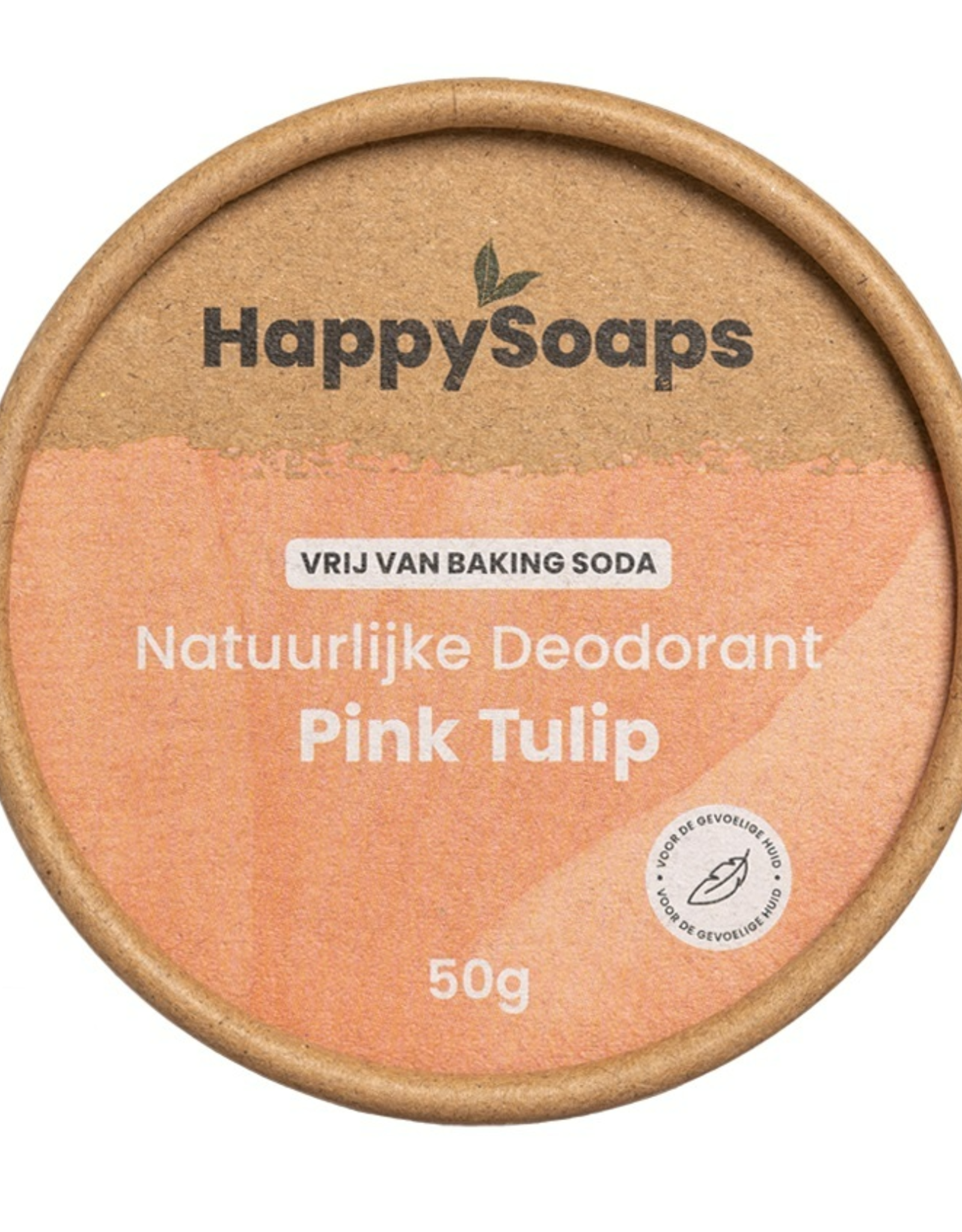 HappySoaps Deodorant Pink Tulip voor de gevoelige huid 45gr - HappySoaps