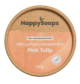 HappySoaps Deodorant Pink Tulip voor de gevoelige huid 50gr - HappySoaps