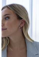 Day & Eve by Go Dutch Label Oorbellen (E7004-1) zilver 18mm - Day & Eve by Go Dutch Label