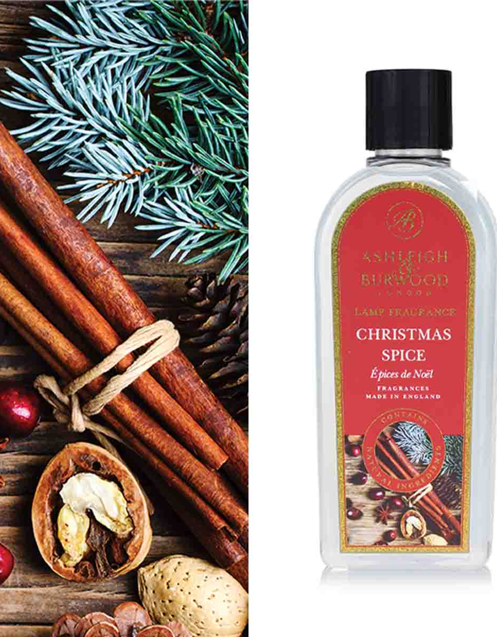 Ashleigh & Burwood Christmas Spice 250ml Geurlampolie - Ashleigh & Burwood