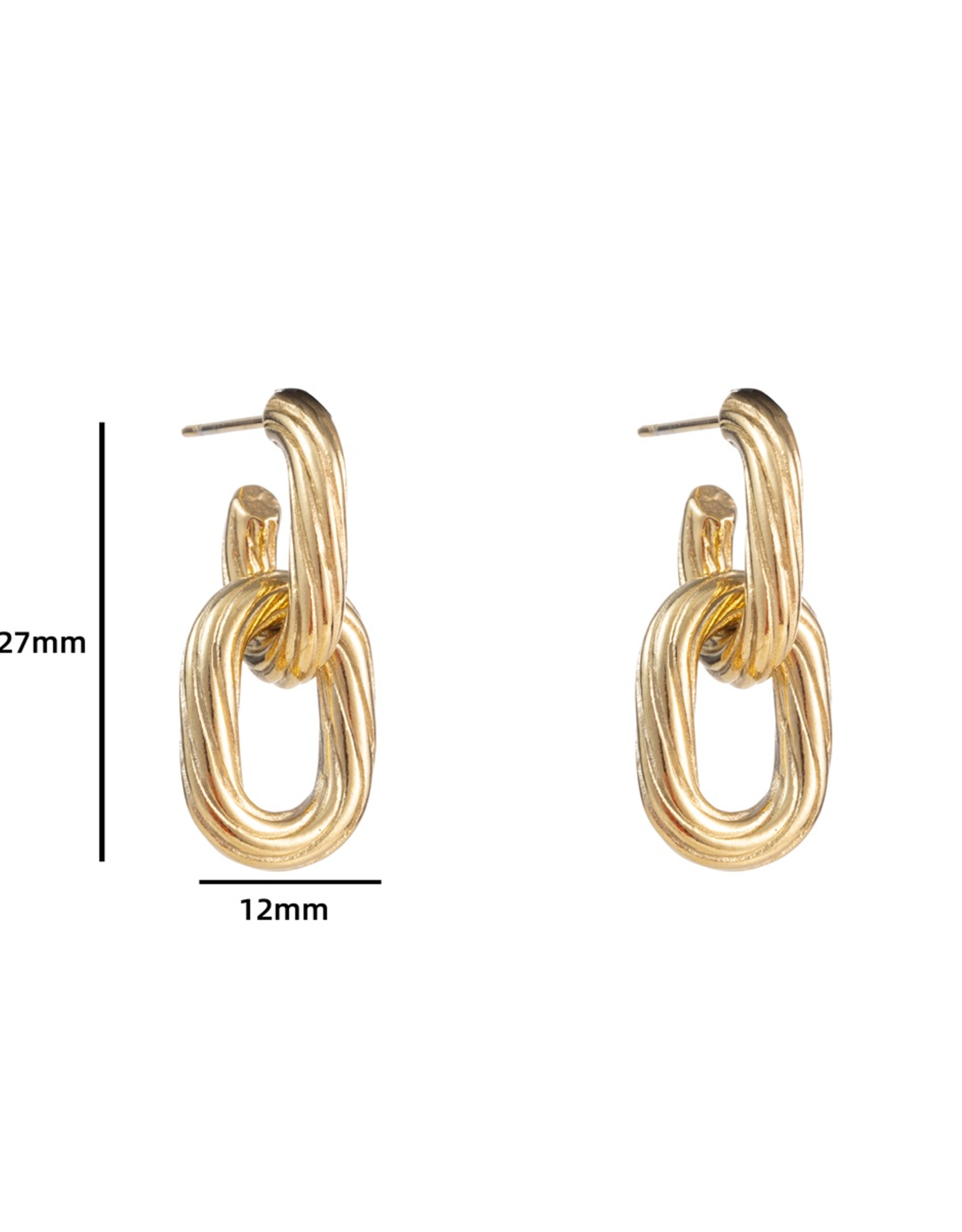 Day & Eve by Go Dutch Label Oorbellen (E3756-2) 14K Goud - Day & Eve by Go Dutch Label