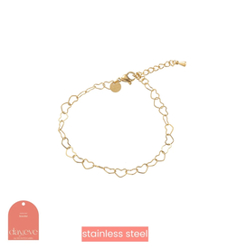 Go Dutch Label Armband (B3892-2) 14K goud - Day&Eve.