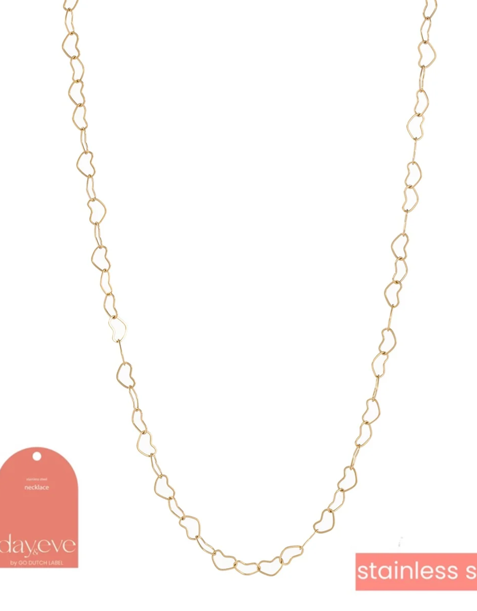 Go Dutch Label Ketting (N3892-2) 14K goud - Day&Eve