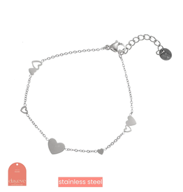 Go Dutch Label Armband (B2227-1) zilver - Day & Eve by Go Dutch Label