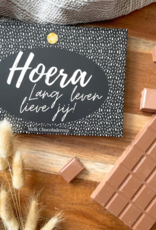 The Big Gifts Chocoladereep "Hoera" - The Big Gifts