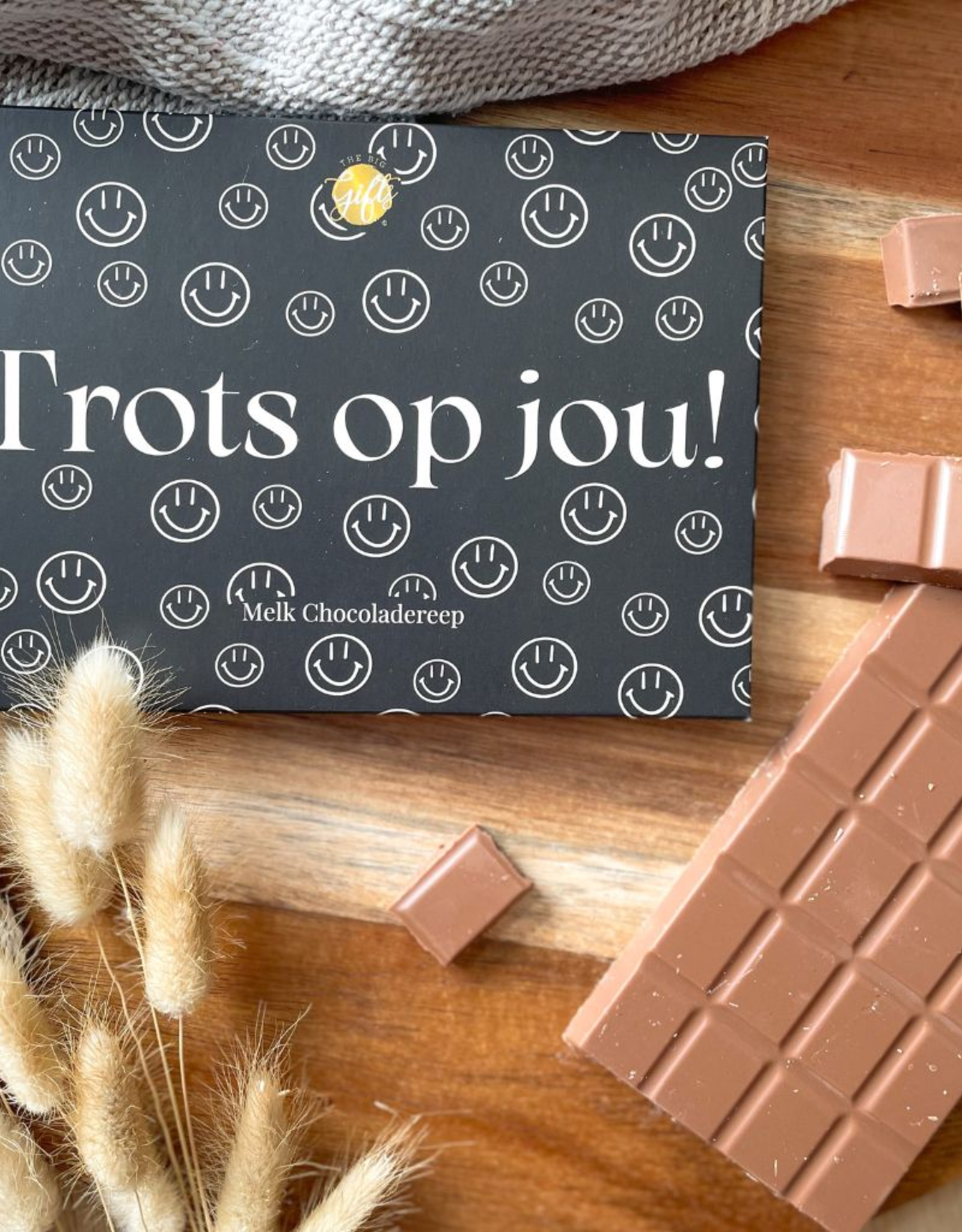 The Big Gifts Chocoladereep "Trots op Jou" - The Big Gifts