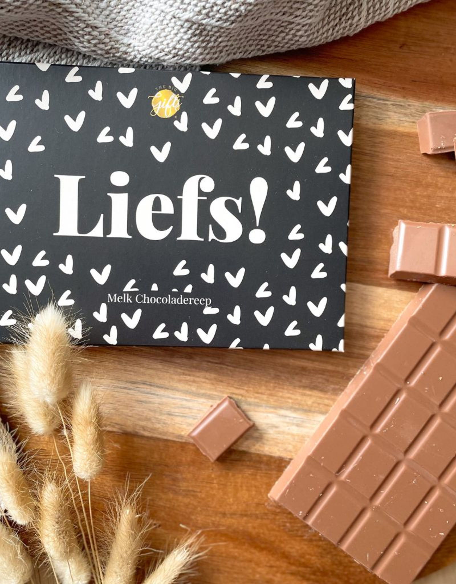 The Big Gifts Chocoladereep "Liefs" - The Big Gifts