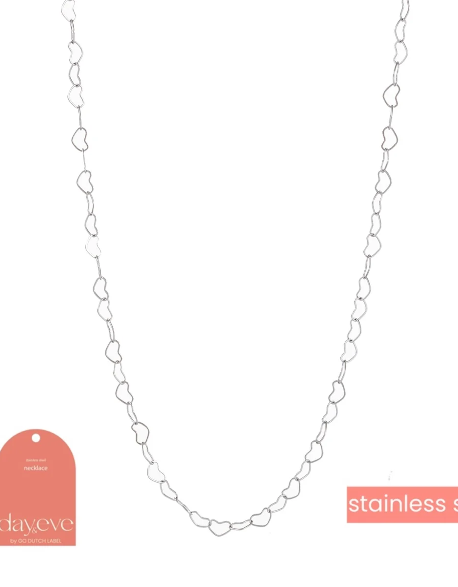 Go Dutch Label Ketting (N3892-1) Zilver - Day&Eve