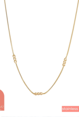 Go Dutch Label Ketting (N3921-2) 14K goud - Day&Eve