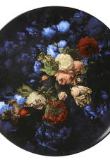 Heinen Delfts Blauw Wandbord Stilleven met bloemen 42cm - Heinen Delfts Blauw