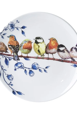 Heinen Delfts Blauw Wandbord Bosvogels 26,5cm - Heinen Delfts Blauw