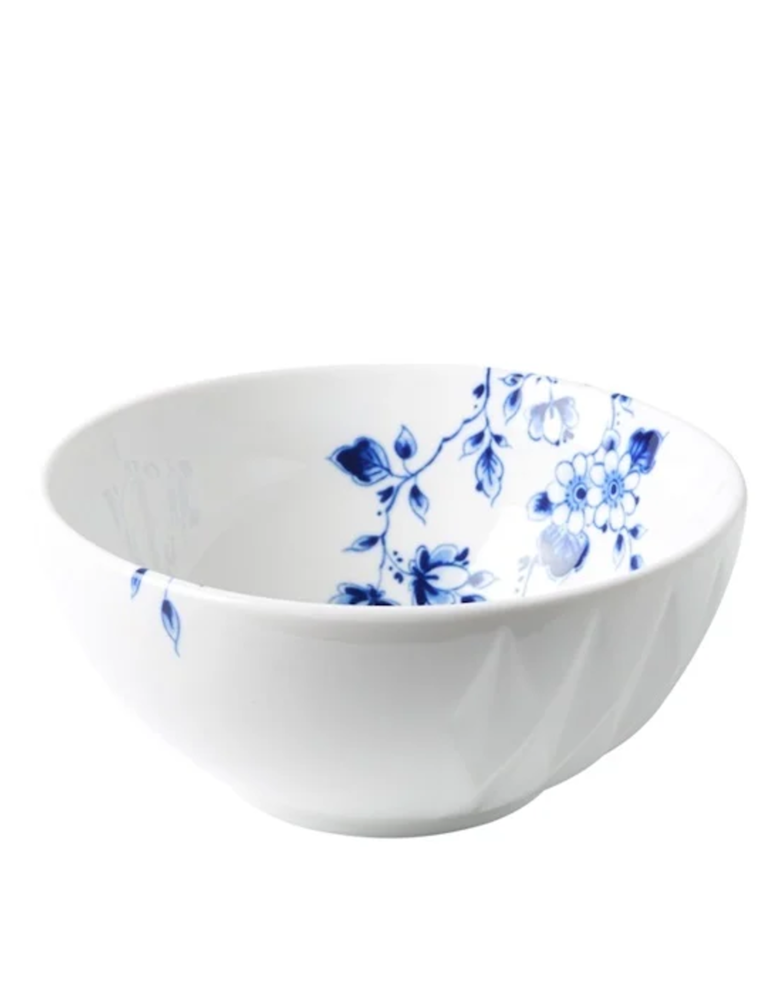 Heinen Delfts Blauw Blauw Vouw Yoghurt Schaaltje - Heinen Delfts Blauw