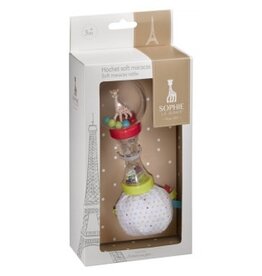 Sophie de Giraf Sophie de giraf zachte maracas rammelaar in witte geschenkdoos