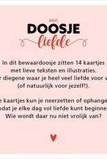 Een Doosje Liefde - 14 kaartjes met lieve teksten en illustraties